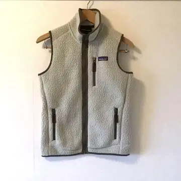 patagonia 플리스 베스트 아이보리 xs