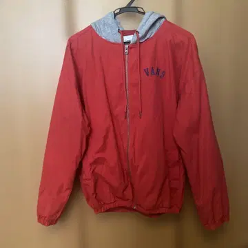 VANS 후드 부착 레드 자켓