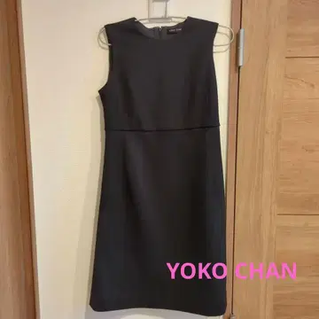 YOKO CHAN 슬리브리스 원피스 블랙