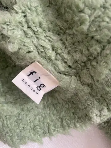 fig London 라이트 그린 크롭 가디건