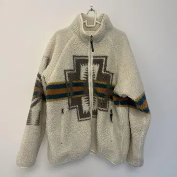 Pendleton 플리스 자켓 기하학 패턴