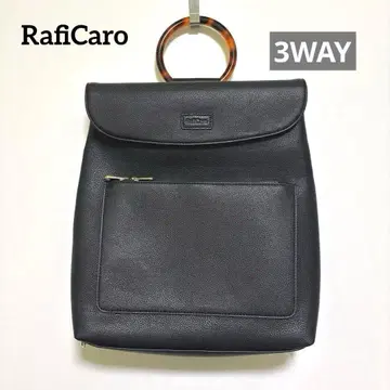 [ 새상품급 ] RafiCaro 3WAY 백 백팩 블랙