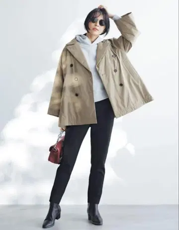 새상품급 앙피로 beauty warm 슬림핏 팬츠 블랙 M