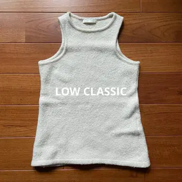 [ LOW CLASSIC ] 로우클래식 아이보리 니트 베스트 니트 탱크