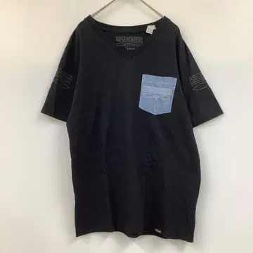 Schott RANCHER 자수 반팔 T셔츠 포켓 셔츠 아메카지