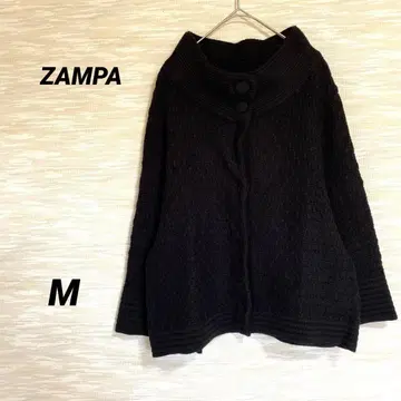 ZAMPA 하이넥 가디건 [ M ] 스냅 버튼 엘레강트 0536