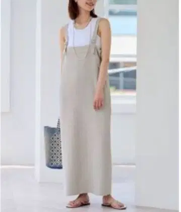 슬로브 이에나 PE 트윌 서스펜더 점프슈트 38