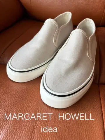 MARGARET HOWELL idea 슬립온 스니커즈 베이지