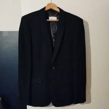 블랙 비즈니스 정장 싱글 버튼