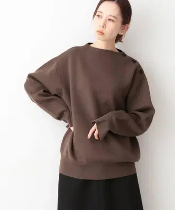 IENA 더블 페이스 니트 풀오버
