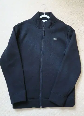 Lacoste 블랙 집업 자켓 니트 가디건