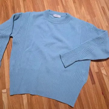 doux bleu 스카이블루 니트 스웨터 프리 사이즈