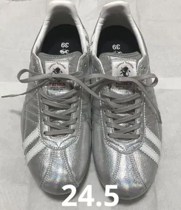 PATRICK 실버 스니커즈 39 24.5cm