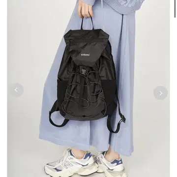 emmi 블랙 백팩 백팩