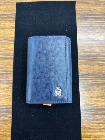 dunhill 네이비 가죽 키케이스 미사용