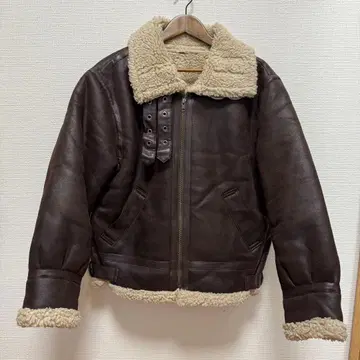 Ungrid 페이크 무스탕 보아 블루종