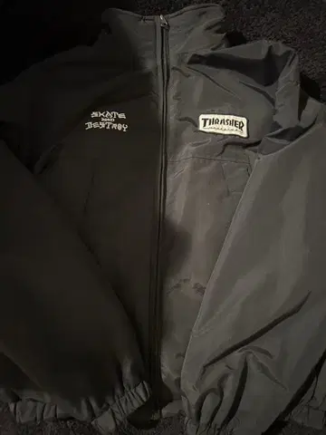 Thrasher 스케이트 디스트로이 자켓 리버서블