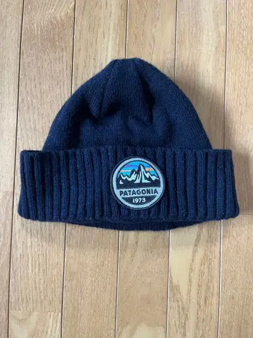 patagonia 네이비 니트 모자