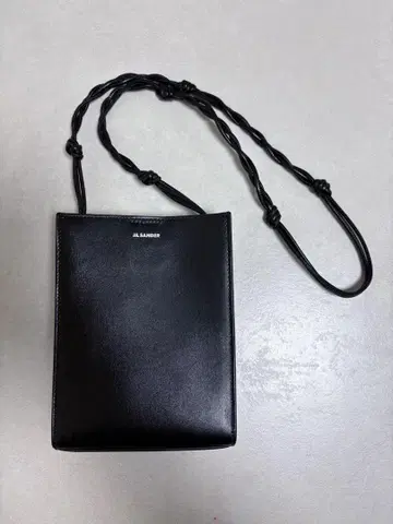 질 샌더 블랙 숄더백
