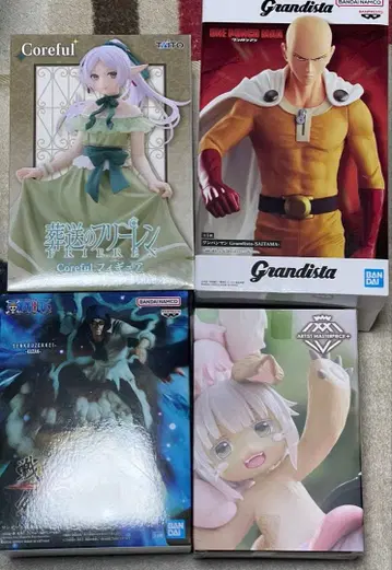 인형뽑기 경품 피규어 (SAITAMA, KUZAN 등) 세트 미개봉