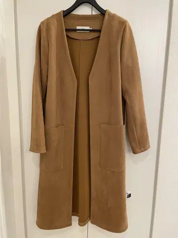 AZUL by moussy 노카라 롱 코트