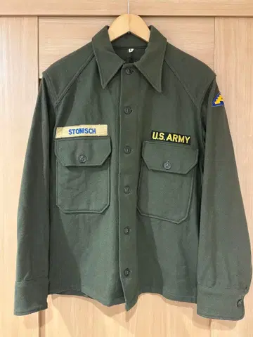 미군 실물 울 셔츠 자켓 US M 사이즈