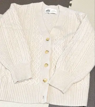 해밀턴 아란 케이블 니트 가디건