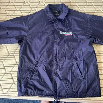 나일론 자켓 네이비 버튼식