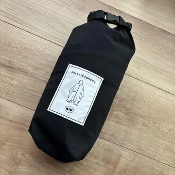 KIU 레인 판초 블랙 남녀 공용
