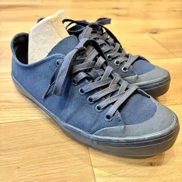 25cm 네이비 캔버스 로우컷 스니커즈