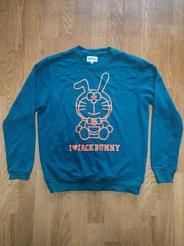 Jack Bunny 도라에몽 트레이닝복 사이즈 4 짙은 녹색