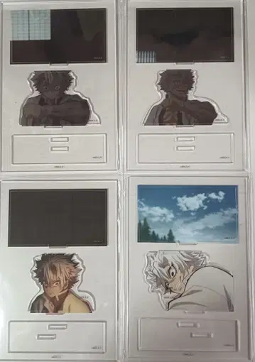 시나즈가와 사네미 미니 디오라마 아크릴 스탠드 4개