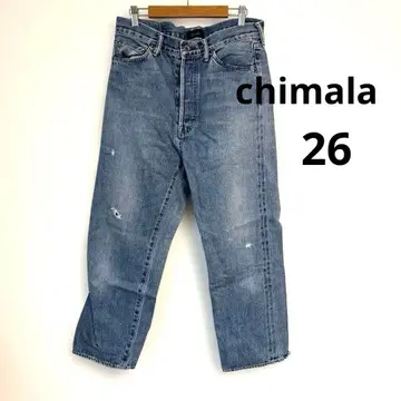 chimala 치마라 데님 빈티지 가공 청바지 데미지 가공