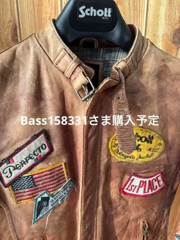 [ 극강의 멋짐 ] Schott 가죽 라이더 자켓