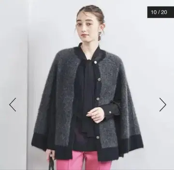 새상품 유나이티드 애로우즈 폭스 캐시미어 케이프