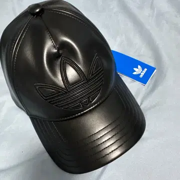 adidas 블랙 캡 합성 피혁