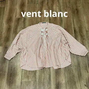 vent blanc 스트라이프 긴팔 셔츠