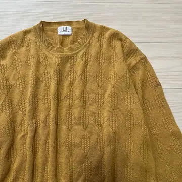 dunhill sport 던힐 아란 니트 스웨터 캐시미어 혼방 양모