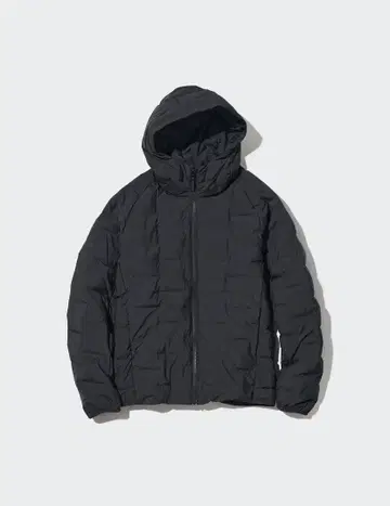 UNIQLO 퍼프 테크 파카 다운 유니클로 블랙 M