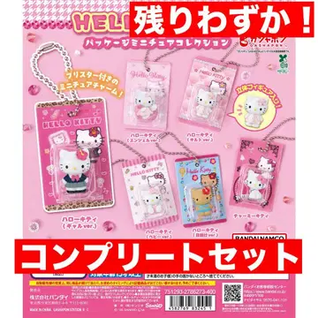 HELLO KITTY 미니어처 패키지 컴플리트 헬로키티
