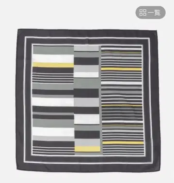 새상품 Jeanasis [ eL+1 ] 멀티 스트라이프 패턴 스카프