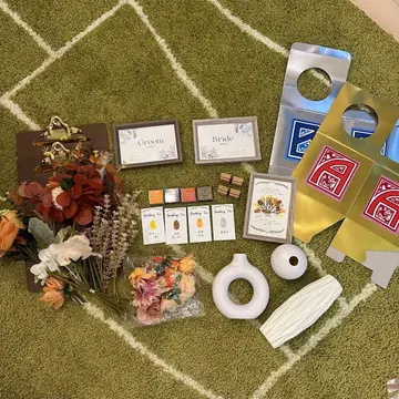 결혼식 웰컴 스페이스 잡화