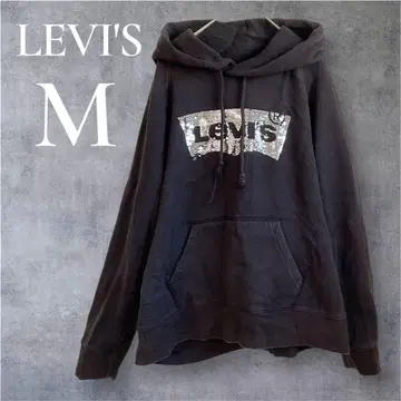 레어 LEVI'S 리바이스 [ M ] 스팽글 후드티 속기모