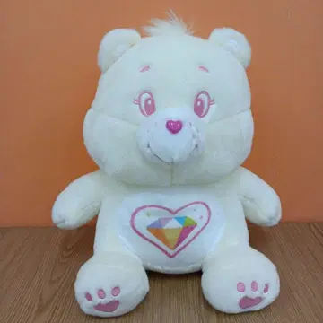 택 포함 케어베어 앉아있는 BIG 봉제 인형 크림