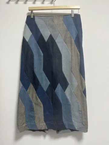 DRIES VAN NOTEN 지오메트릭 스커트 36