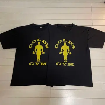 GOLD'S GYM 블랙 티셔츠 M 사이즈 2개 세트