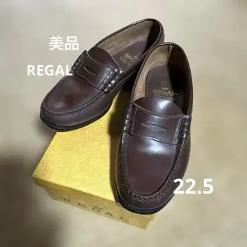 새상품급 REGAL 코인 로퍼 브라운 갈색