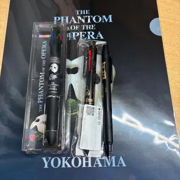 오페라의 유령 볼펜 클리어 파일 세트