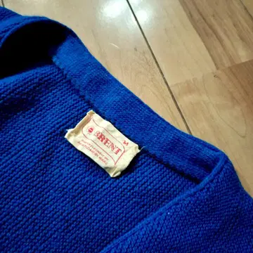 1950-60년대 BRENT 니트 가디건 빈티지 VINTAGE 파랑