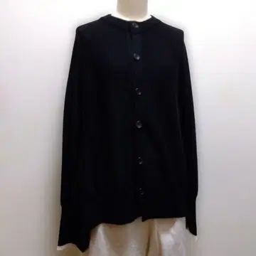 Y's 블랙 니트 가디건